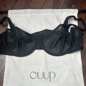 CUUP balconette black 38B bra